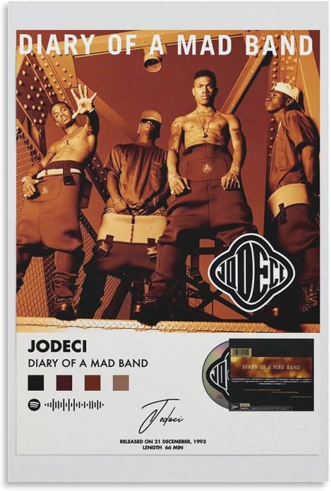 Amazon.com: Jodeci - Diary Of A Mad Band Canvas Poster Bedroom